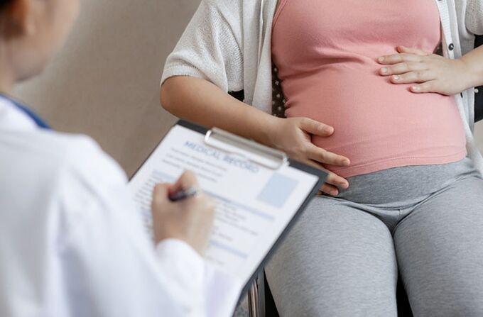 El virus del papiloma humano a menudo ocurre en mujeres embarazadas